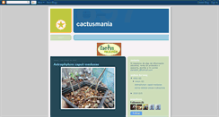 Desktop Screenshot of cactus-mania.blogspot.com