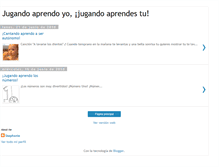 Tablet Screenshot of jugandoaprendoyo.blogspot.com