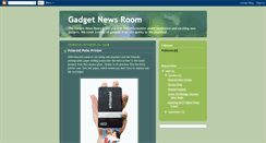Desktop Screenshot of gadgetnewsroom.blogspot.com