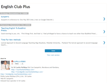 Tablet Screenshot of englishclubplus.blogspot.com