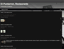 Tablet Screenshot of el-puntarron.blogspot.com