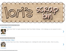 Tablet Screenshot of lorisscrapbin.blogspot.com