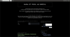 Desktop Screenshot of kara-et-pool-au-bresil.blogspot.com