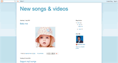 Desktop Screenshot of newsongvideos.blogspot.com