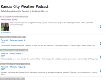 Tablet Screenshot of kcweather.blogspot.com