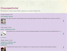 Tablet Screenshot of chocolateorchid.blogspot.com