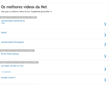 Tablet Screenshot of osmelhoresvideosdanet.blogspot.com