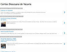 Tablet Screenshot of caritasdevacaria.blogspot.com