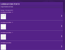 Tablet Screenshot of librasemfoco.blogspot.com