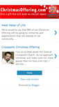 Mobile Screenshot of christmasoffering.blogspot.com