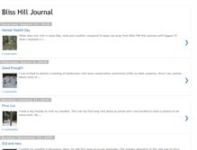 Tablet Screenshot of blisshilljournal.blogspot.com