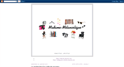 Desktop Screenshot of madame-melancolique.blogspot.com