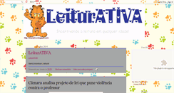 Desktop Screenshot of leiturativa.blogspot.com