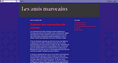 Desktop Screenshot of lesamismarocains.blogspot.com