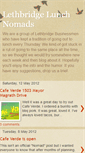 Mobile Screenshot of lethbridgelunchnomads.blogspot.com