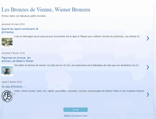 Tablet Screenshot of les-bronzes-de-vienne.blogspot.com