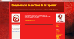 Desktop Screenshot of campeonatosfepemur.blogspot.com
