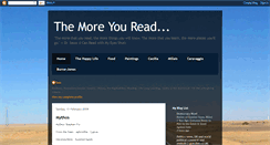 Desktop Screenshot of moreyouread.blogspot.com