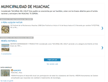 Tablet Screenshot of municipio-huachac.blogspot.com