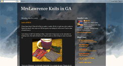 Desktop Screenshot of mrslawrenceknitsinga.blogspot.com