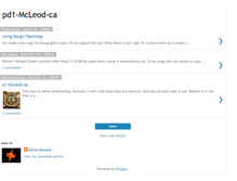Tablet Screenshot of pd1-mcleod-ca.blogspot.com