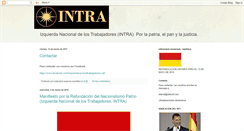 Desktop Screenshot of izquierdanacionaltrabajadores.blogspot.com