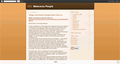 Desktop Screenshot of metaversepeople.blogspot.com