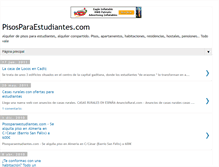 Tablet Screenshot of pisosparaestudiantes.blogspot.com