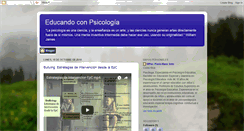 Desktop Screenshot of educandoconpsicologia.blogspot.com