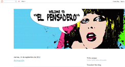 Desktop Screenshot of elpensaderoveronicasantos.blogspot.com