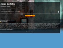 Tablet Screenshot of marcobertolini.blogspot.com