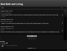 Tablet Screenshot of bedbathandliving.blogspot.com