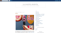 Desktop Screenshot of lagacetabonita.blogspot.com