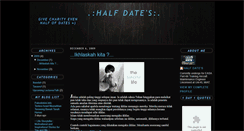 Desktop Screenshot of halfdates.blogspot.com