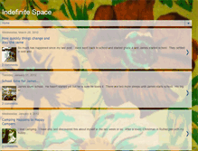 Tablet Screenshot of indefinitespace.blogspot.com