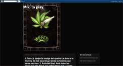 Desktop Screenshot of mikitoplay.blogspot.com