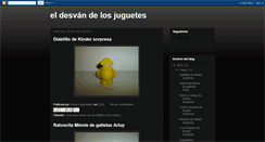 Desktop Screenshot of eldesvandelosjuguetes.blogspot.com
