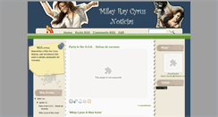 Desktop Screenshot of mileyraycyrus-noticias.blogspot.com