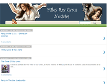 Tablet Screenshot of mileyraycyrus-noticias.blogspot.com