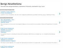 Tablet Screenshot of benign-mesothelioma-shear.blogspot.com