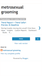 Mobile Screenshot of metrosexualgrooming.blogspot.com