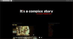 Desktop Screenshot of itsacomplexstory.blogspot.com