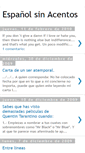 Mobile Screenshot of espanolsinacentos.blogspot.com