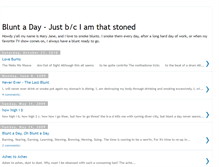 Tablet Screenshot of blunt-a-day.blogspot.com