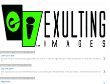 Tablet Screenshot of exultingimages.blogspot.com