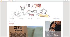 Desktop Screenshot of lifeinyonder.blogspot.com