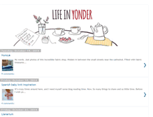 Tablet Screenshot of lifeinyonder.blogspot.com