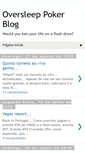 Mobile Screenshot of oversleeppoker.blogspot.com