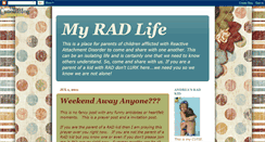 Desktop Screenshot of my-rad-life.blogspot.com