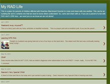 Tablet Screenshot of my-rad-life.blogspot.com